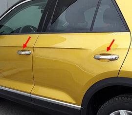 Volkswagen T-roc Kapı Kolu 4 Kapı 8 Prç. P.Çelik (Parlak) (Sensörsüz) 2017 sonrası