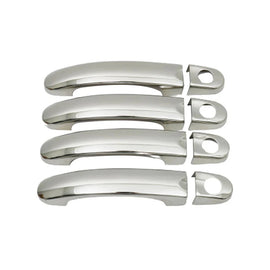 Volkswagen T6 Transporter Kapı Kolu 4 Kapı 8 Prç. (H4) P.Çelik (Parlak) (Tüm kilit sistemleriyle uyumludur) 2015-2022