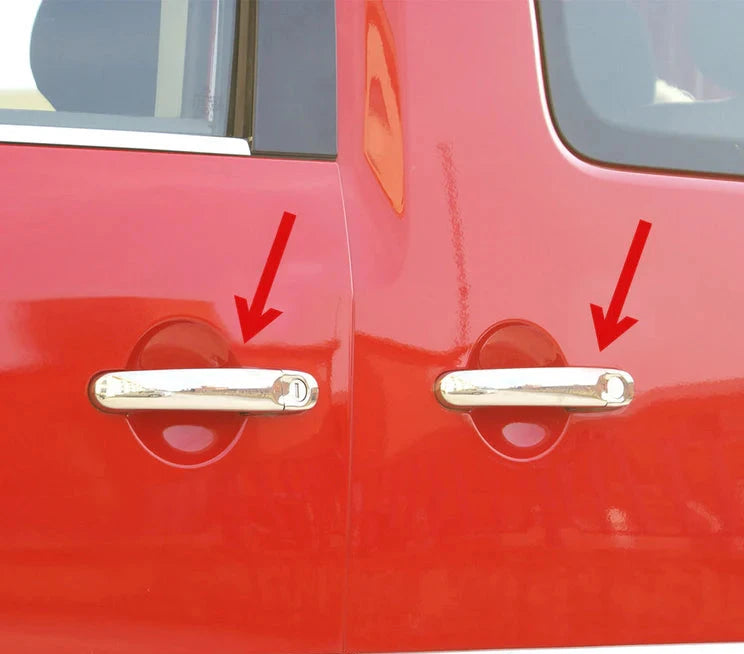 VOLKSWAGEN T6 CARAVELLE Kapı Kolu 4 Kapı 8 Prç. (H4) P.Çelik (Parlak) (Tüm kilit sistemleriyle uyumludur) 2015-2022