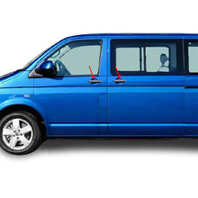 Görseli Galeri görüntüleyiciye yükleyin, Volkswagen T6 Transporter Deco Kapı Kolu 4 Kapı 8 Prç. (H1) P.Çelik (Siyah) 2015-2022