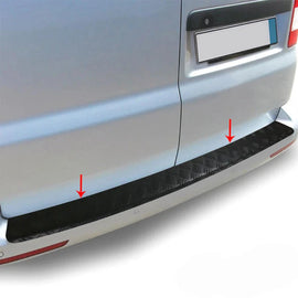Volkswagen T6 Transporter Arka Tampon Eşiği (Siyah Eloksallı) Alu. (Çift Kapı) 2015-2022