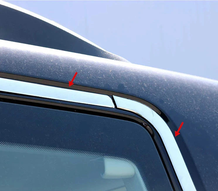 Volkswagen T6 Transporter Cam Çerçevesi 14 Prç. P.Çelik (Parlak) (Çift Sürgülü-L2) 2015-2022