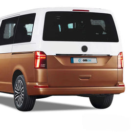 Volkswagen T6 Transporter Bagaj Çıtası (Plaka Üstü) P.Çelik (Siyah) 2015-2022
