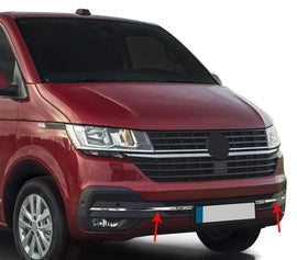Volkswagen T6 Transporter Ön Tampon Alt Izgara 4 Prç. P.Çelik (Parlak) 2019-2022