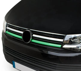 Volkswagen T6 Transporter Ön Panjur Alt Parçalar 2 Prç. P.Çelik (Parlak) (Yeşil) 2015-2019