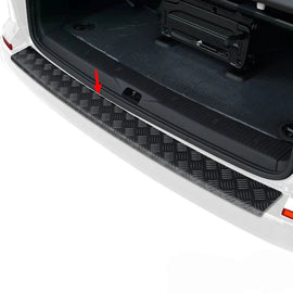 Volkswagen T6 Transporter Arka Tampon Eşiği (Siyah Eloksallı) Alu. (Tek Kapı) 2015-2022