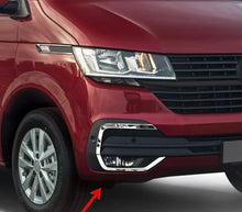 Görseli Galeri görüntüleyiciye yükleyin, Volkswagen T6 Transporter Sis Far Kaşı 4 Prç. P.Çelik (Parlak) 2019-2022