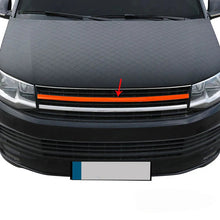 Görseli Galeri görüntüleyiciye yükleyin, Volkswagen T6 Transporter Ön Panjur Üst Çıta P.Çelik (Turuncu) (Logosuz) 2015-2019