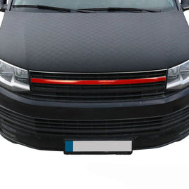 Volkswagen T6 Transporter Ön Panjur Üst Çıta P.Çelik (Kırmızı) (Logosuz) 2015-2019