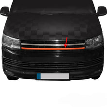 Görseli Galeri görüntüleyiciye yükleyin, Volkswagen T6 Transporter Ön Panjur Alt Çıta P.Çelik (Turuncu) (Logosuz) 2015-2019