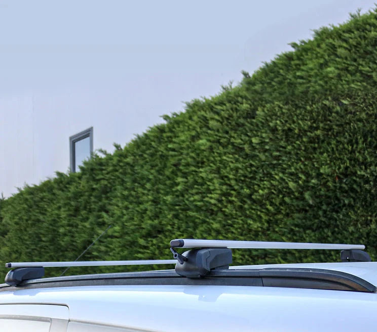Volkswagen Touareg Ara Atkı (Solidbar-Beta V2 LITE) Gri 2 Prç. Çelik 2018 sonrası