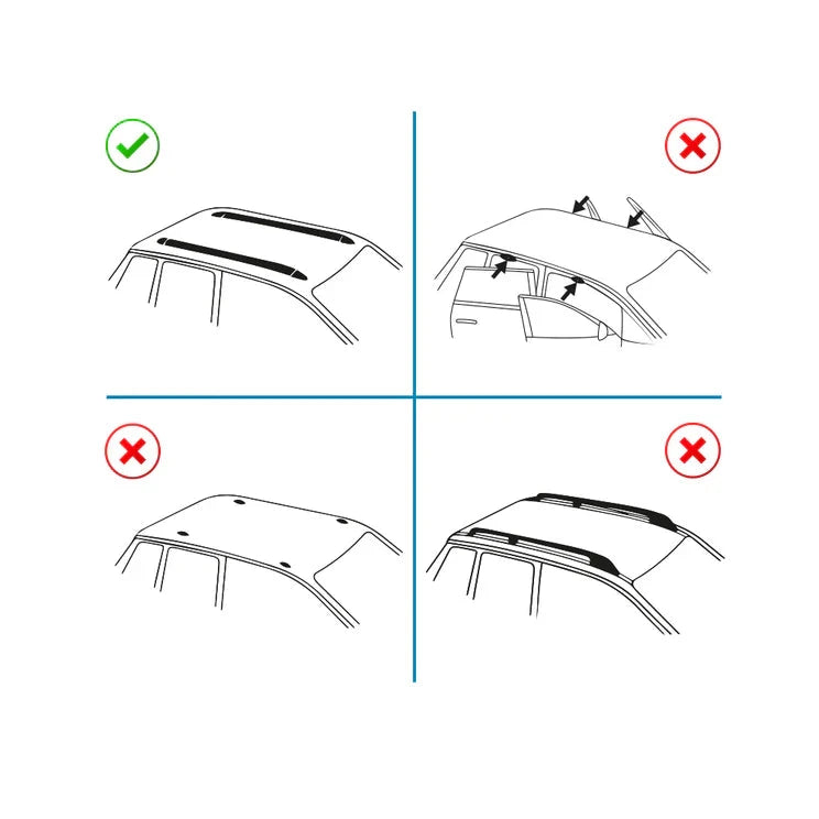 Volkswagen Touareg Ara Atkı (Solidbar-Beta V2 LITE) Siyah 2 Prç. Çelik 2018 sonrası