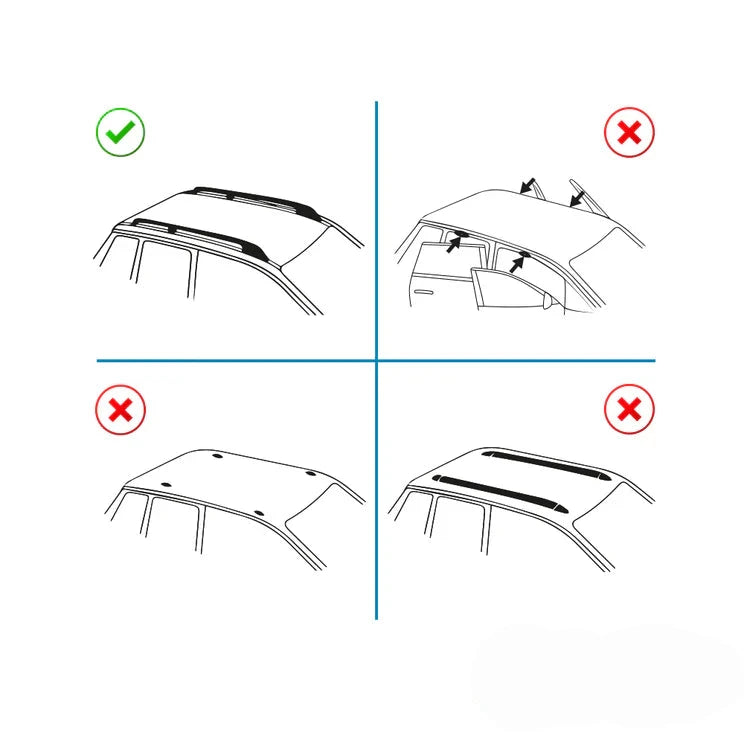 Volkswagen GOLF Ara Atkı (Boldbar-BLT V1) Gri 2 Prç. Alu. 2019 sonrası - HaniBenimParçam